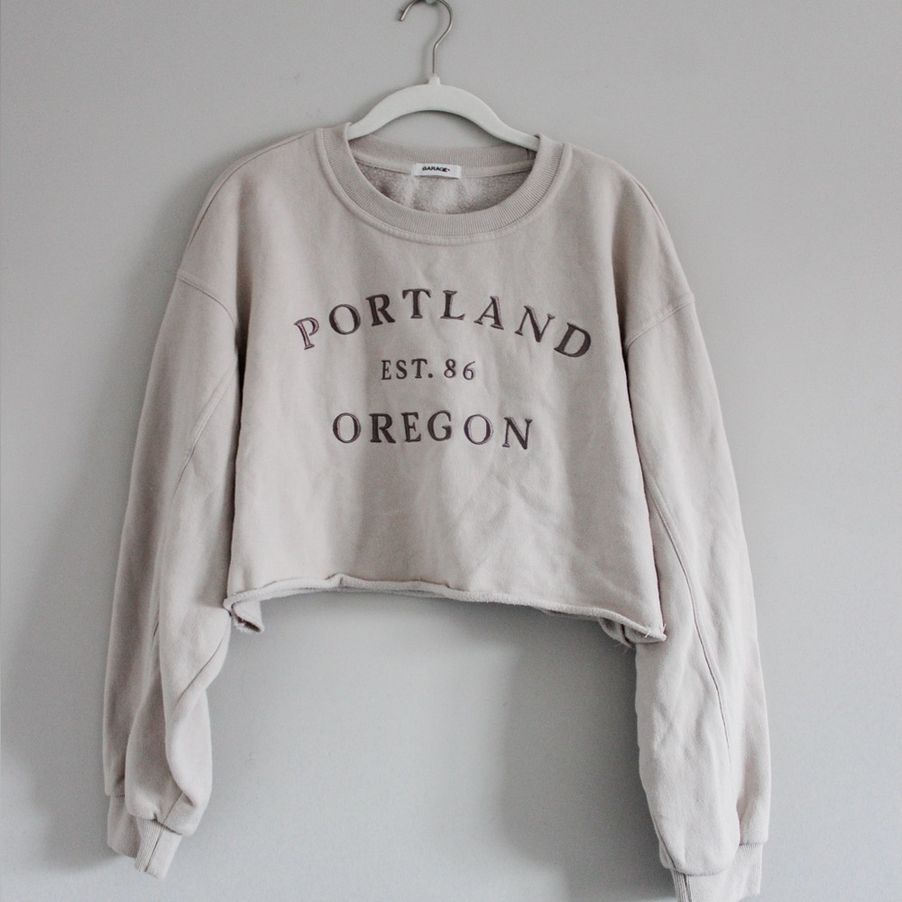 Garage Cream Portland Graphic Sweatshirt